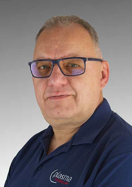 Ansprechpartner Thomas Ahlinger vom Unternehmen plasma technology