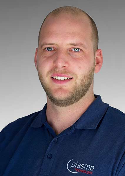 Julius Michler Prokurist und Ansprechpartner für Projektleitung und Vertrieb vom Unternehmen plasma technology GmbH